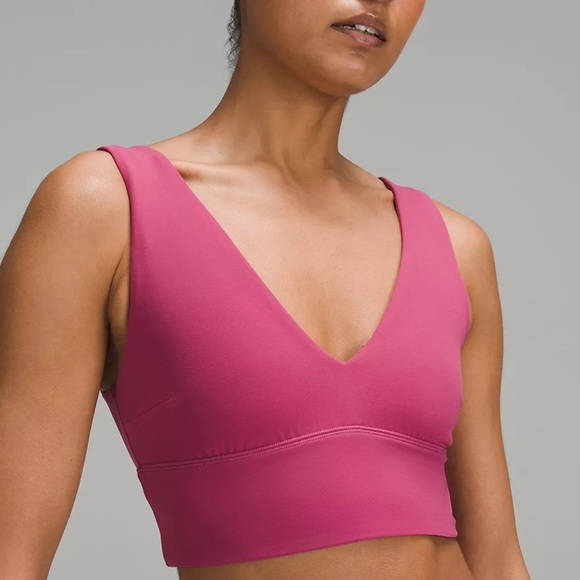🆕Lululemon Align V-Neck Bra, A/B Cup Size 6 in Washed Mauve - Picture 11 of 15